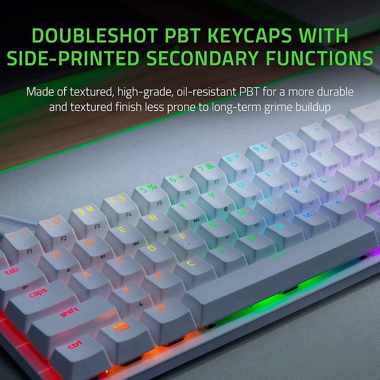 ������ Razer Huntsman Mini [Mercury + Red Switches] �����
