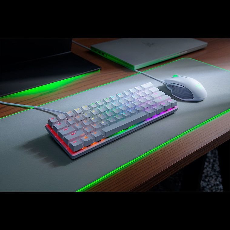 ������ Razer Huntsman Mini [Mercury + Red Switches] �����