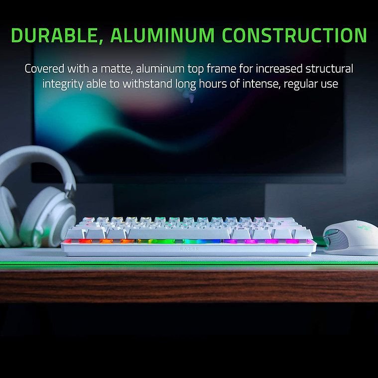 ������ Razer Huntsman Mini [Mercury + Red Switches] �����