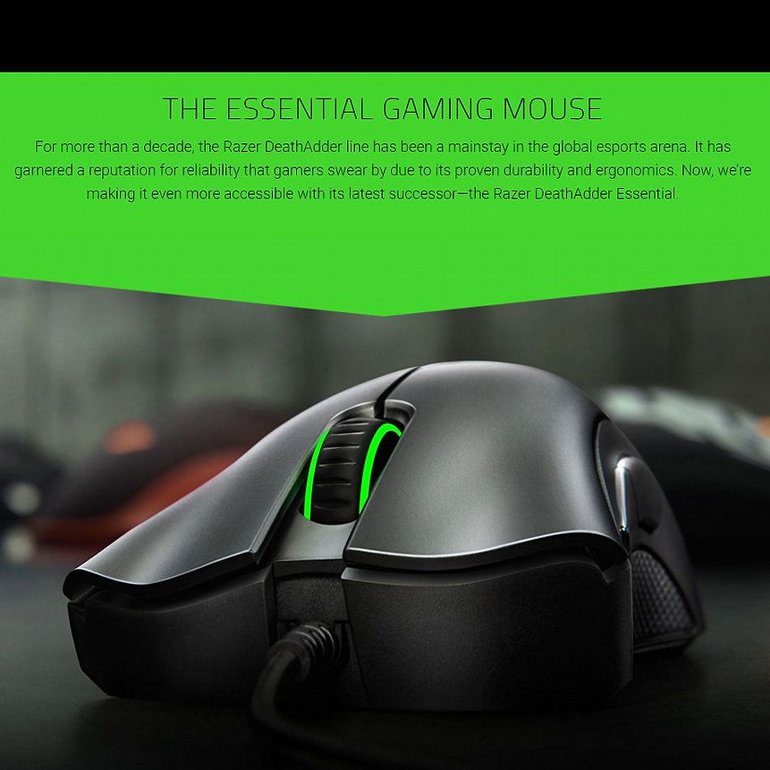 ����� ������� ����� Razer Deathadder Essential �����