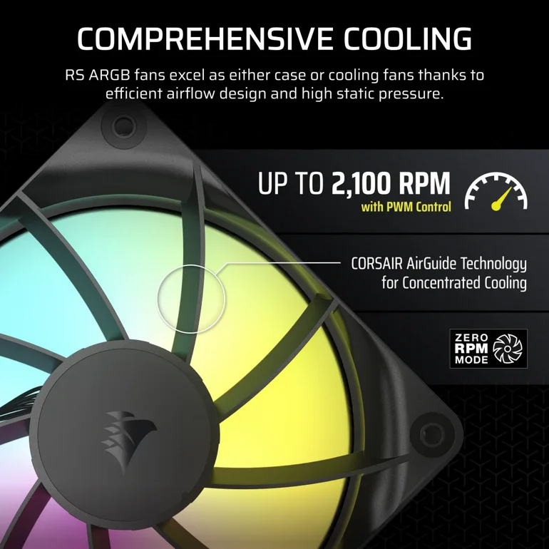 �� ��������  RS120 ARGB 120mm PWM Fan 3x