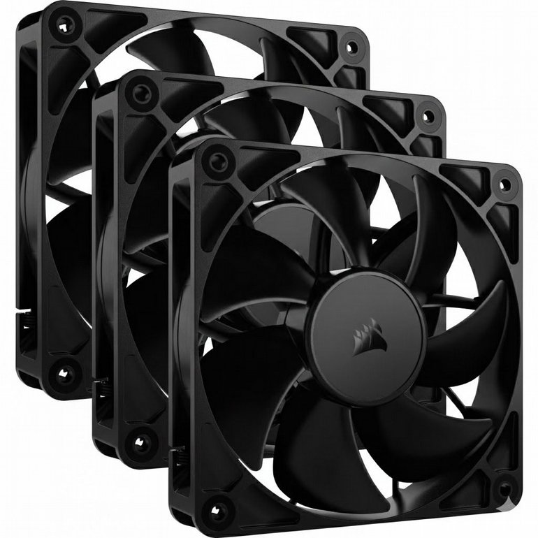 �� �������� Corsair RS120 BLACK 120mm PWM Fan 3x