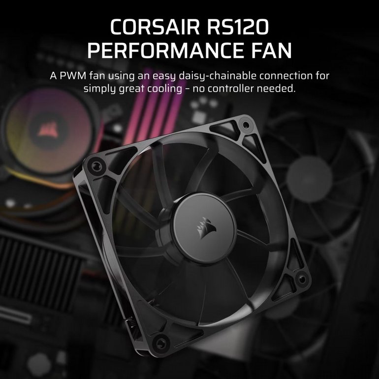 �� �������� Corsair RS120 BLACK 120mm PWM Fan 3x
