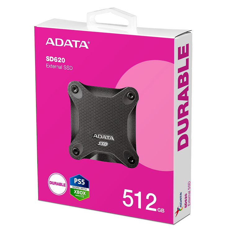 ����� ���� ADATA - SSD External Durable SD620 - 512GB