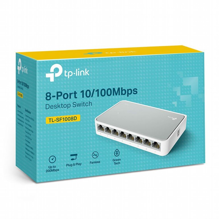 ��� ���� TP-Link - Switch - 8-Port 10/100Mbps - TL-SF1008D