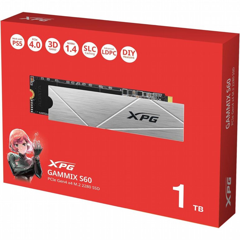 SSD ����� XPG  - GAMMIX S60 - 5000MBs - 1TB