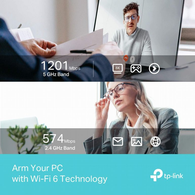 ����� ��� ������� TP-Link Archer TX35U Plus AX1800 High Gain Wireless USB Adapter