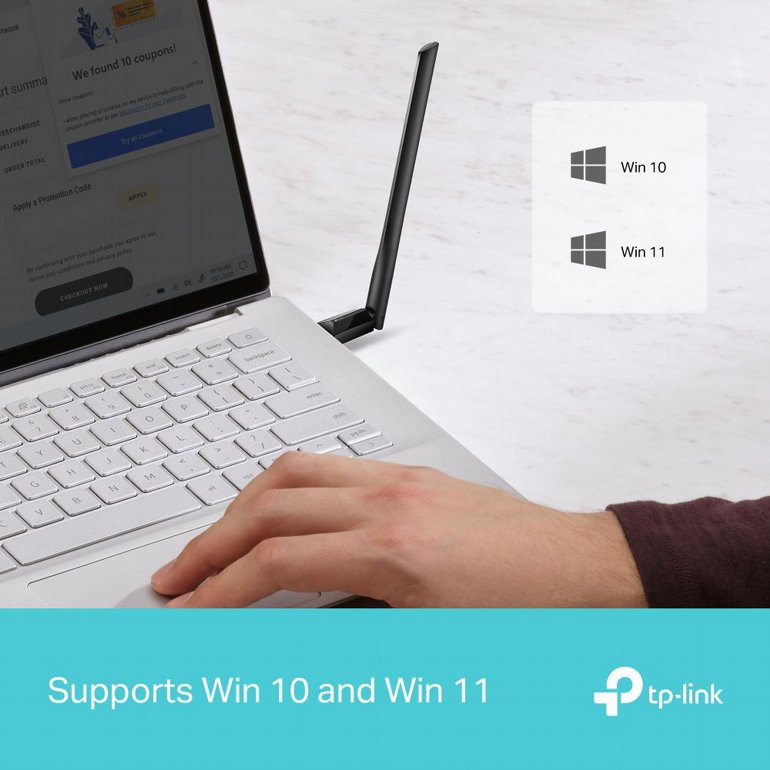 ����� ��� ������� TP-Link Archer TX35U Plus AX1800 High Gain Wireless USB Adapter