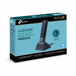 כרטיס רשת אלחוטית TP-Link AXE5400 Wi-Fi 6E High Gain Wireless USB Adapter כרטיס רשת אלחוטית TP-Link AXE5400 Wi-Fi 6E High Gain Wireless USB Adapter
