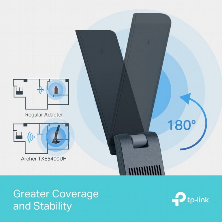 ����� ��� ������� TP-Link AXE5400 Wi-Fi 6E High Gain Wireless USB Adapter