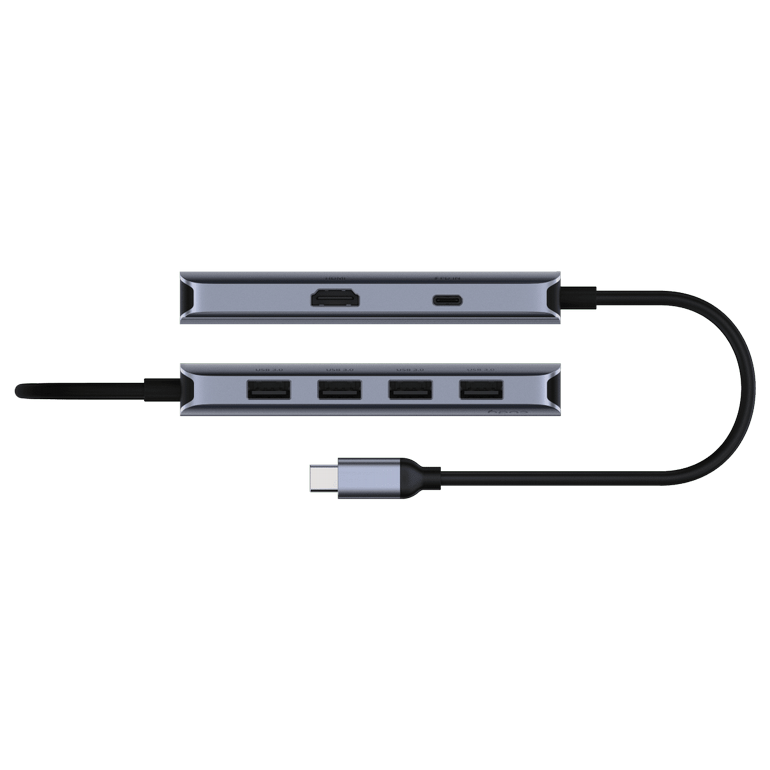 ���� Cudy UH500 6-in-1 HDMI 4K USB-C Hub