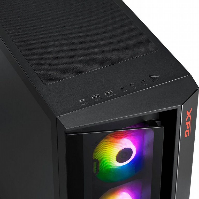 ���� ���� XPG - Cruiser�Super Mid-Tower Chassis  - Transparent Glass Side Panel - Black