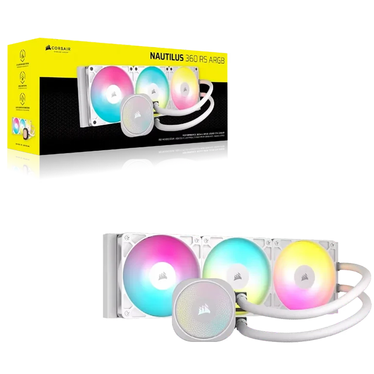 ����� ����� Corsair NAUTILUS 360 RS ARGB ��� 360mm cw-90600095-ww