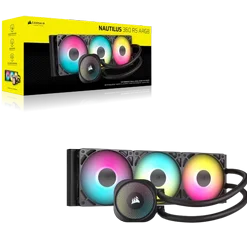 קירור נוזלי Corsair NAUTILUS 360 RS ARGB שחור 360mm cw-90600093-ww קירור נוזלי Corsair NAUTILUS 360 RS ARGB שחור 360mm cw-90600093-ww