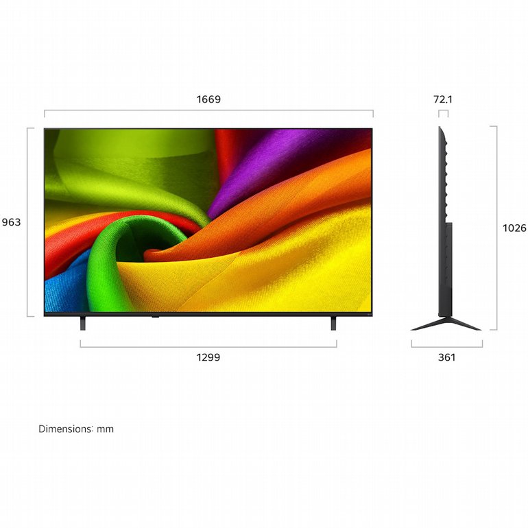 �������� ���� 75" LG NANO UHD AI  �� ��              75NU840B6LA